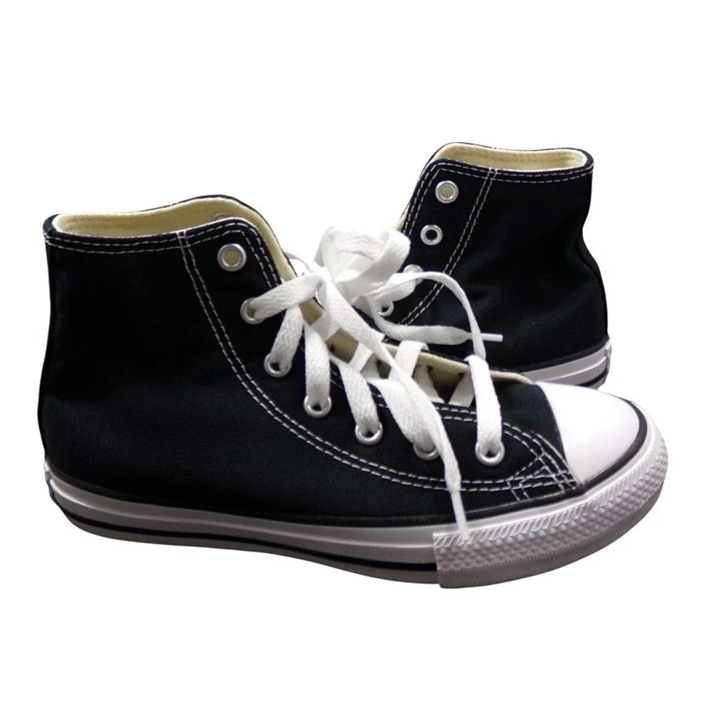 Converse Chuck Taylor All‎ Star High Top Sneakers Black Canvas M2 W4 Kids 2